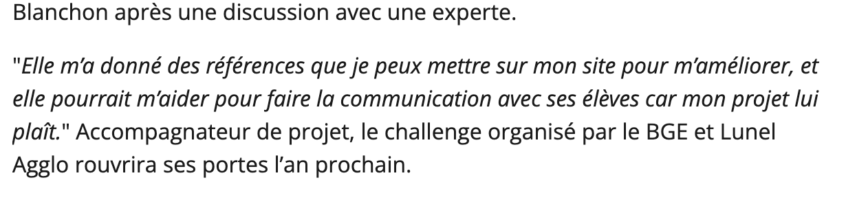 Article Midi libre